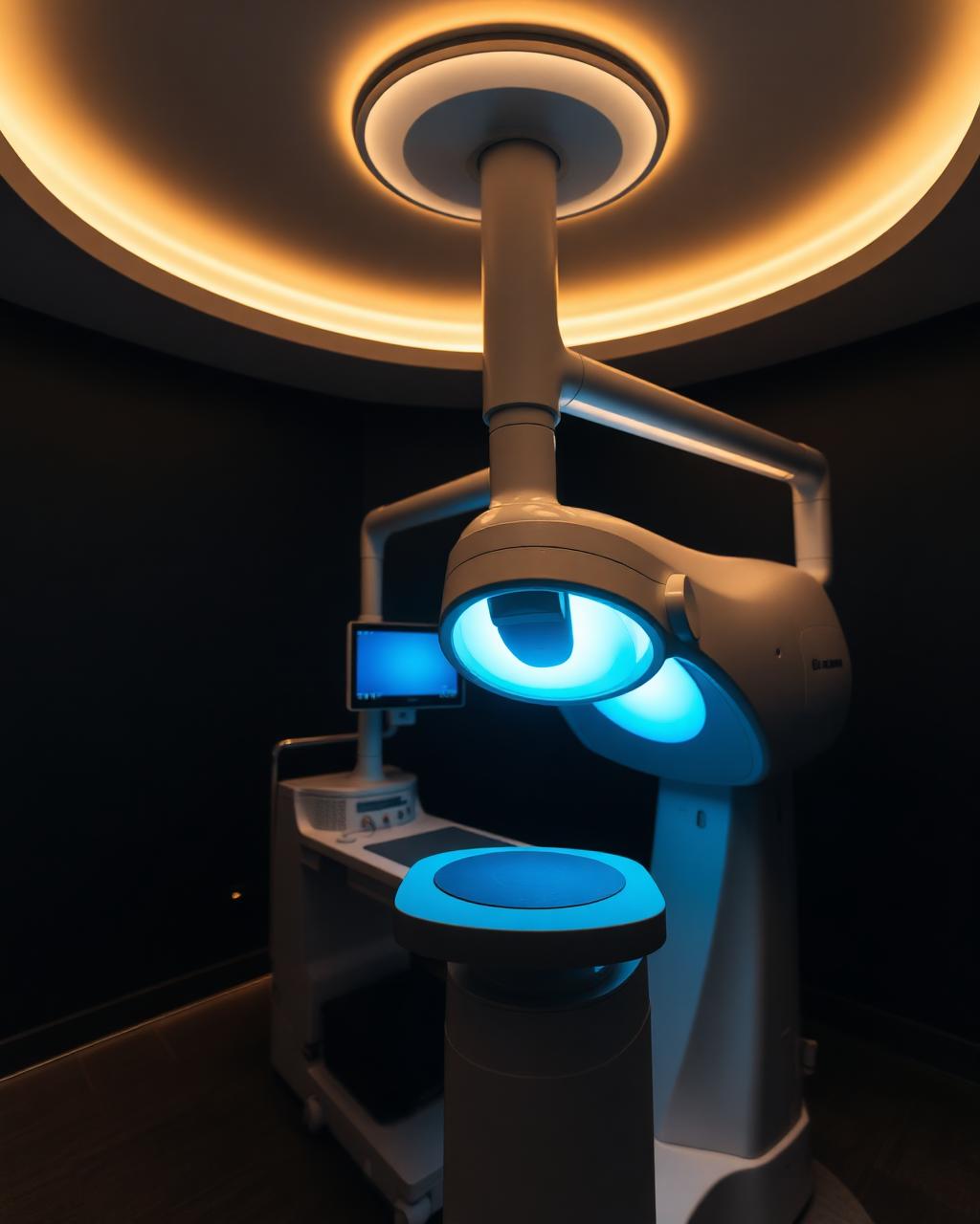 Plataforma de laser excimer em sala cirúrgica
